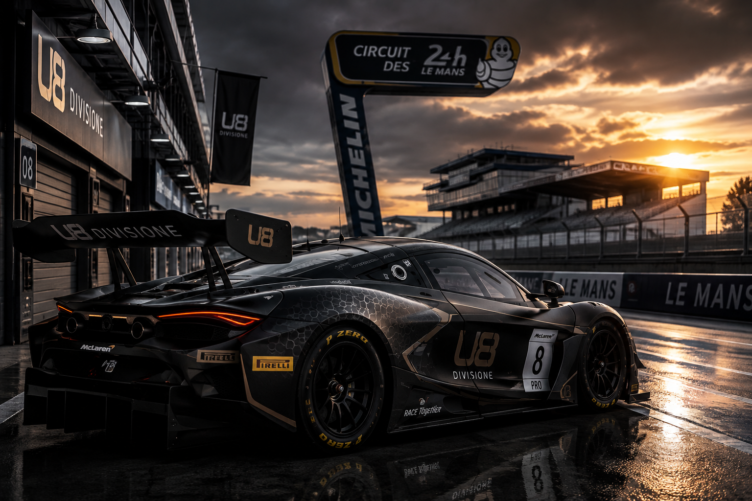 První testy McLarenu GT3 na Le Mans probíhají úspěšně